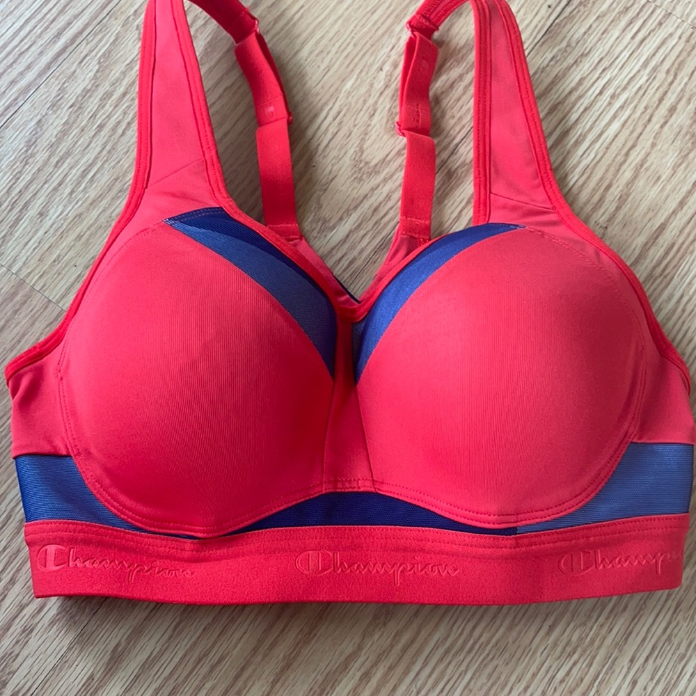 Champion sports bra, Motion Control, orange, size 34C